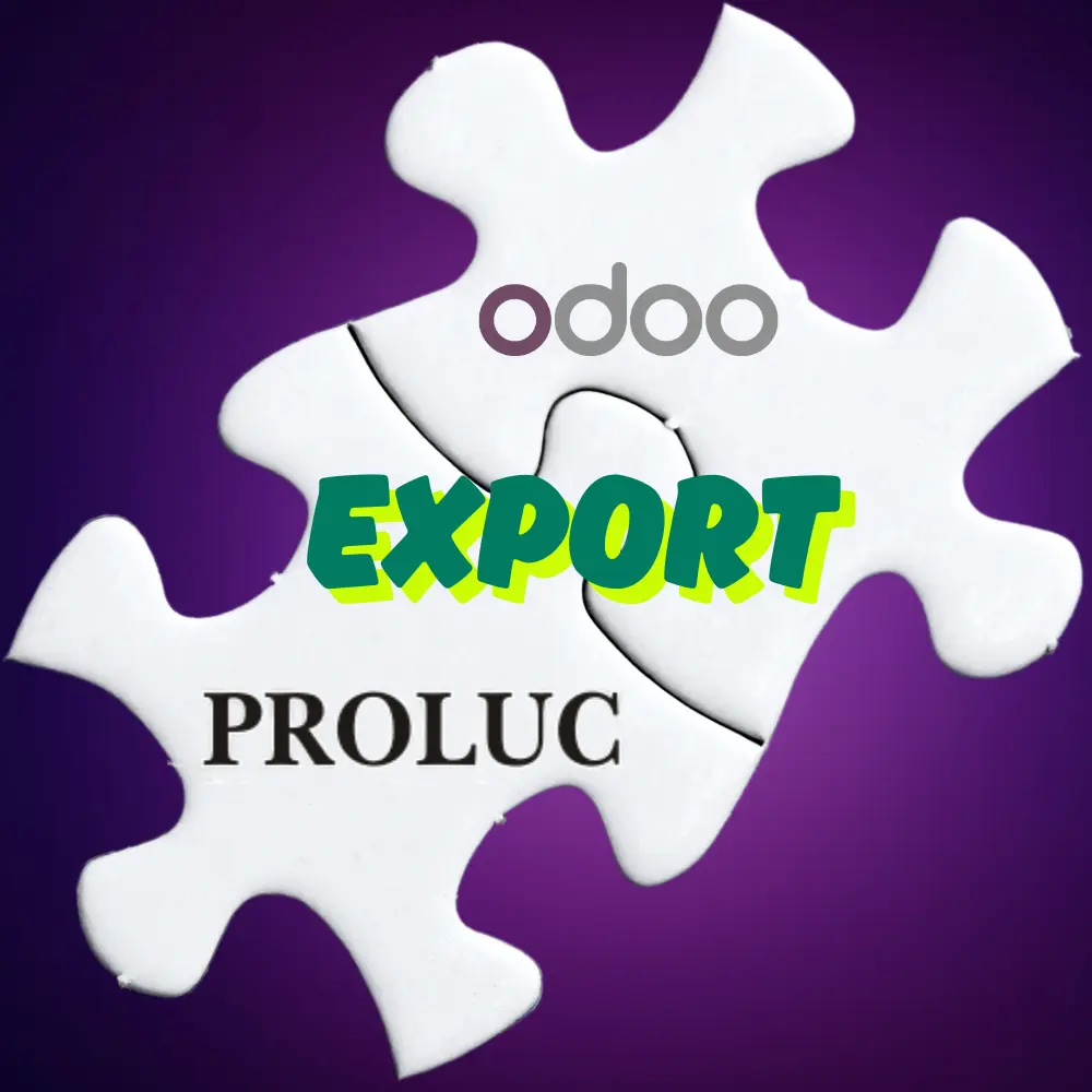 Odoo export účtovných dokladov do Proluc