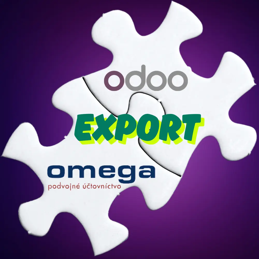 Odoo export údajov do účtovného systému Omega